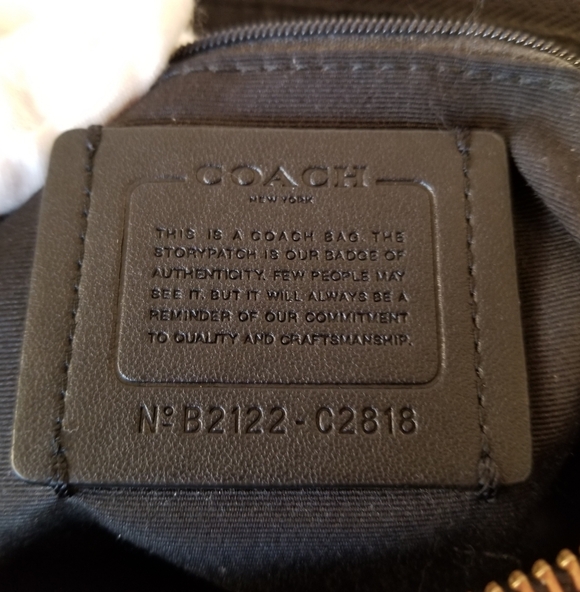 Coach Val Duffle Bag Crossbody Black - Picture 9 of 12